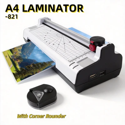 A4 Photo Documents Hot and Cold Laminator with Muti Function