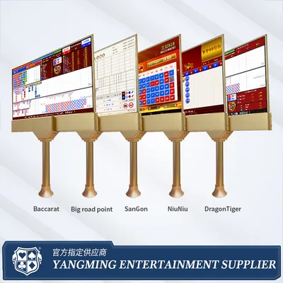 Dual-Screen Casino Gaming Display with Ultra-Slim Design Features