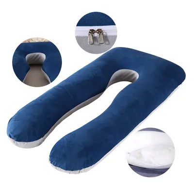 All Cotton with PP Filler Material Maternity Pillow 3.1kg U Type