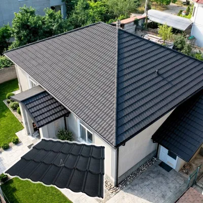 50-Years Warranty Building Materials Waterproof Roof Tiles Eco-Friendly Stone Coated Roofing Sheets