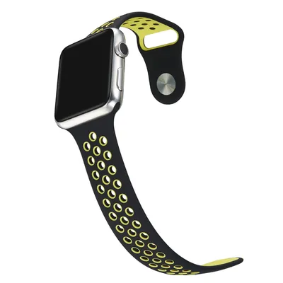 High Qualit Double Colors Soft Silicone Band for Apple Watch Silicone Band Sport
