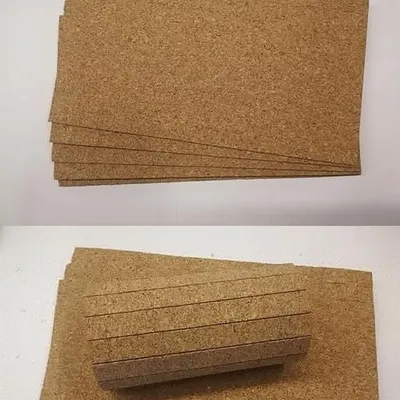 Premium Natural Cork Pads 18X18X3mm for Non-Slip Surfaces