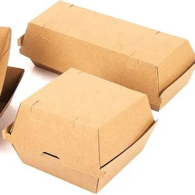 Customized Takeaway Package Box Corrugated Eco Burger Box