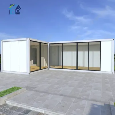 Two Storey 20 FT Flat Pack Prefab Container Homes House