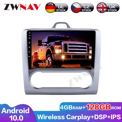 360 Cameras Android 10 System Multimedia Player for Ford Focus 2004 2005-2011 GPS Navi Radio Stereo IPS Touch Screen Head Unit