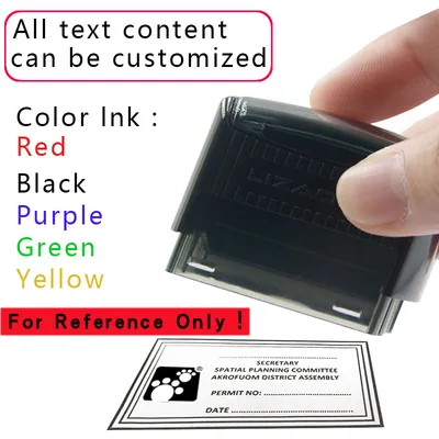 Custom Student′ S Name Stamp Address Kindergarten School Shop Waterproof Private Name Stamps
