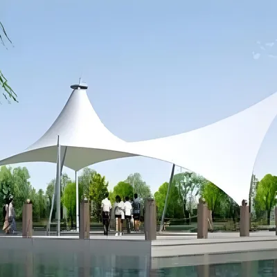 Exhibition Temporary Pavilion Membrane Structure Landscape Shelter Quick Setup