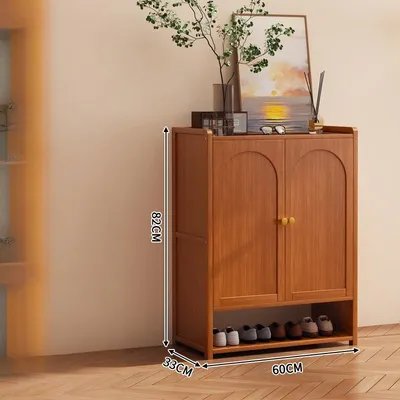New Storage Shoe Cabinet and Shoe Rack 2 Doors 6 Layers 60*33*28cm