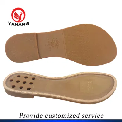 Low Heel Women European Sizes Flat Sandal Rubber Shoe Sole