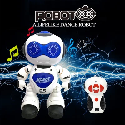 OEM/ODM Wireless Remote Control Dancing Robot Intelligent Electric Toys Robots with Soft Light and Sound Walk in Any Direction Lifelike Robot Toy