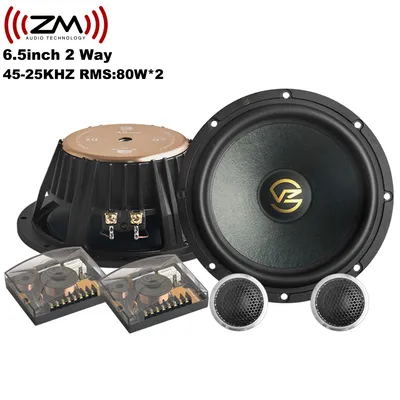 Car Music Syatem German Silk Diaphragm 6.5" Car Audio 2 Way Woofer Speaker