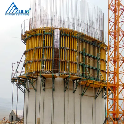 Lightweight Adjustable Arc Round Formwork for Columnsystem