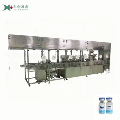 Easy Clean Pharmaceutical Aseptic Vial Liquid Filling and Stoppering Machine for Biopharma