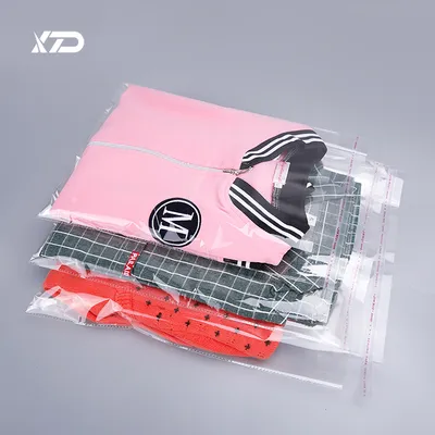 Self Adhesive Transparent Cotton Mailing Parcel Christmas Food promotion Packaging Zipper Suit 100% Biodegradable Shopping 9 X 9 Ziplock Bags for Sale