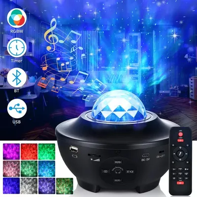 2022 Hot Selling Colorful Light LED Aurora Starry Sky 3D Projector Christmas Decoration