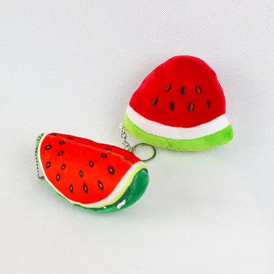 Plush Toys Watermelon Doll Fruits Key Chain Pendant Toy Children's Gift