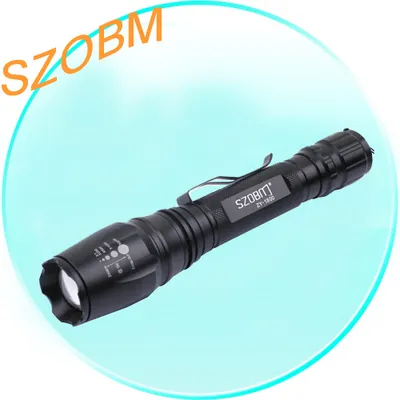 Szobm Zy-1800 CREE T6 Adjustable Focus Zoom Aluminum Alloy Flashlight