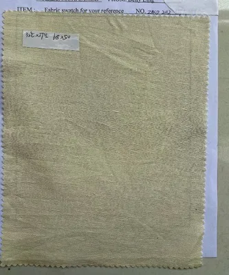 32c*17L, 68*50 Cotton Linen Solid Fabric Pattern Linen Textile