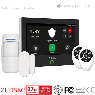 Factory Price 4G/2g Smart Life Intrusion WiFi Touch Anti-Thief Intruder Wireless Burglar GPRS/GSM Home Security Alarm