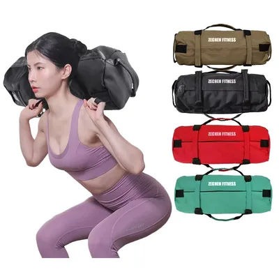 Strong Mean Sandbag Heavy Duty Gym Workout for Weight Training and Cross Training