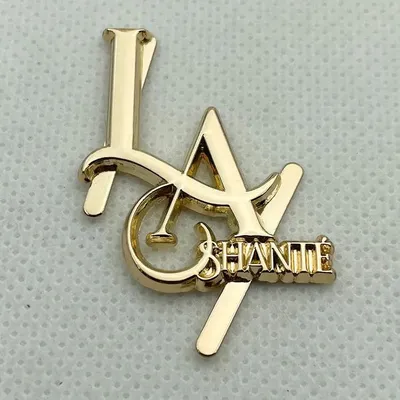 Neostar OEM Free Sample Personalized Brand Name Letter Label Metal Plate for Garment
