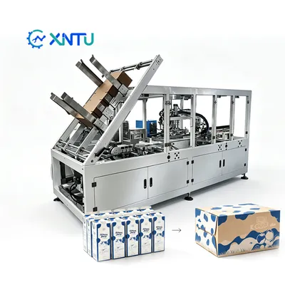 Wrap Around Case Packer Automatic for Small Batch Production