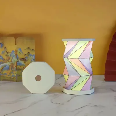 Creative Festival Gift Light Folding Rotating Holiday Small Gift Charging Night Lamp
