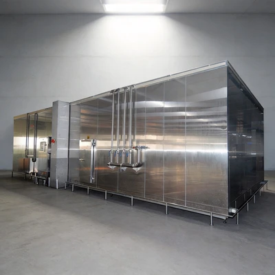 Large Quick Freezing Machine Spiral Freezer IQF