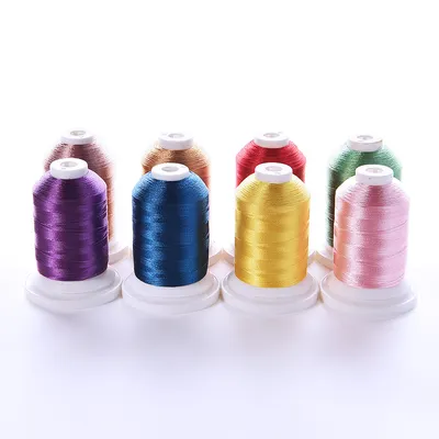120d/2 1000m Polyester Embroidery Thread Set Small Thread Box Set