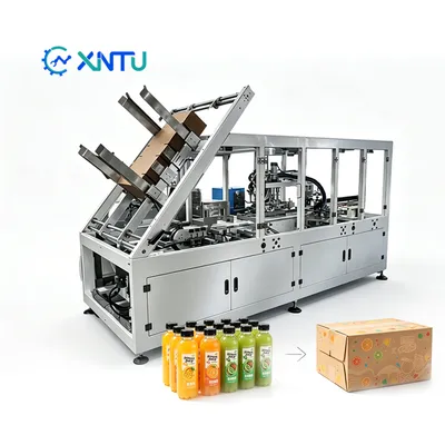 Automatic Wrap Around Case Packer with Servo Drive for Carton Packaging