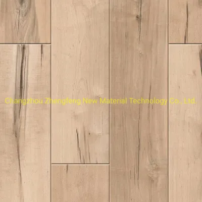 Bathroom Tile Flooring Wooden Embossed Rigid Vinyl Floor