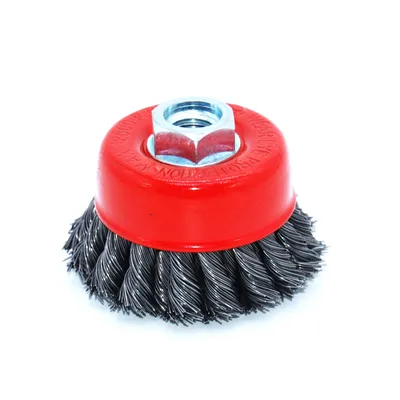 125mm Twisted Knot Cup Brush Double Rows