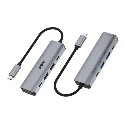 USB-C 5 in 1 Hub with USB3.0 HDMI Pd100W Adapter
