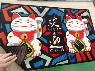 Hot Sale Durable Free Logo Printing Advertising Mat, Logo Mat, Entrance Mat