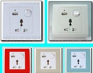 Wall Socket with USB Charger (YTM-SD05A)