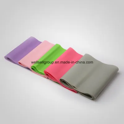 Newest Pilates Rubber Bands TPE Belt Yoga Strap Custom Gym (CPBB-003)
