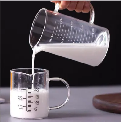 Pyrex Glass Beaker Mug Laboratory Glassware Glass Beaker with Handle