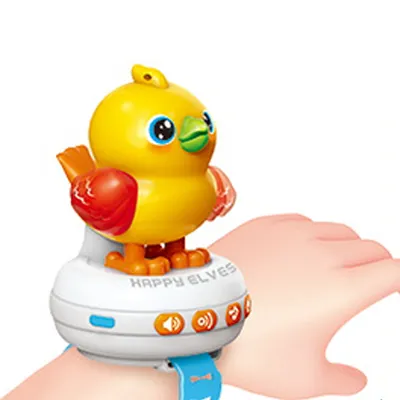 New Arrivals Wholesale Educational Kids Plastic Toy Interactive Smart Little Music Bird Watch Toy