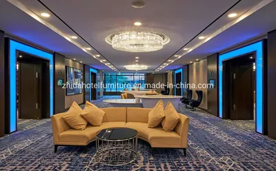 Custom Living Room Home Hotel Fabric Sofa for Lobby Furniture