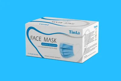 Tinla 3 Ply Non-Medical Disposable Ear-Loop Face Mask