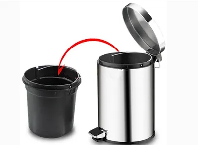 Hot Sale 5L Stainless Steel Foot Pedal Dustbin