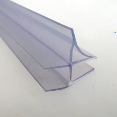 Soft-Hard Co-Extrusion Water Retaining Plastic Profile for Shower Door