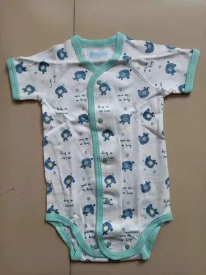 Baby Rompers 100% Cotton Baby Apparel with Short Sleeves