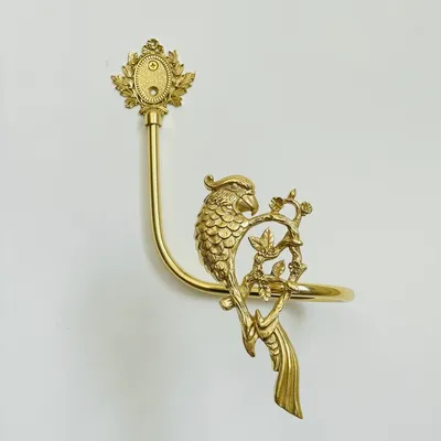 Factory Price Bird Design Pure Copper Window Curtain Metal Tieback Hook