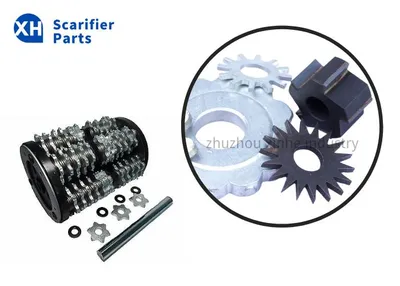 Sp8 Surface Planers Surface Grinders 6 Tip Scarifier Cutter for Flooring Surface Treatment