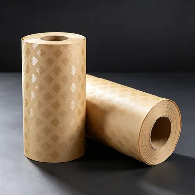 Preserve Oil Duct DDP Diamond Grid Coating Dotted Electrical Insulation Paper Self Adhesive for High Voltage Reactor for Instrument Transformer Coil OEM / ODM