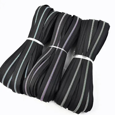 Wholesale Garment Accessories Clothes Bag Coil Zipper Luggage Continuous Zips Home Textile Nylon Zipper Tape