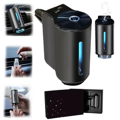 Car Accessory Smart Car Air Freshener with Three Adjustable, 2026 New Smart Car Airs Freshener Diffuser Long Lasting, Air Freshener Vent Clips