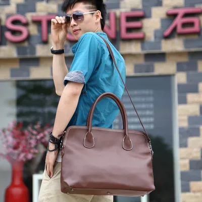 Promotional Hot Selling Mens Briefcase Bag Leather (92018)