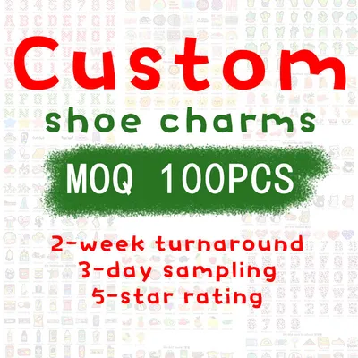 Hot Selling Clog Accessories Charms for Wholesale Custom Soft PVC Shoe Decoration Charms Custom Shoe Charms